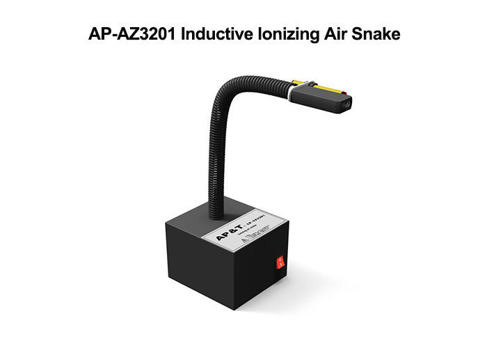 High Voltage Bench Top ESD Ionizer Anti Static Device Air Snake 8W Power