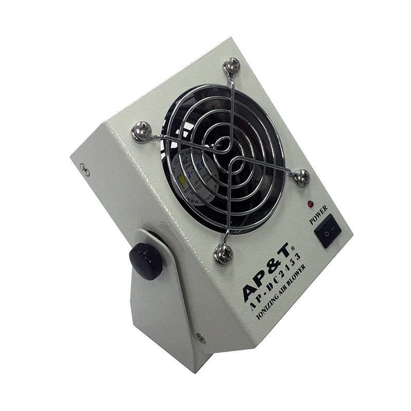 Static Elimination Equipment / Desktop Ionizing Air Blower For Electrostatic Elimination